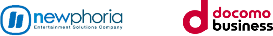 株式会社ニューフォリア、株式会社NTTドコモ_ロゴ