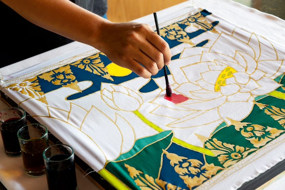 【星のやバリ】バティック(染色)