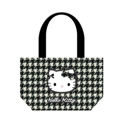 ハローキティ×千鳥格子でレトロ可愛い！毎日使いたくなるバッグとポーチ。[予約受付開始]