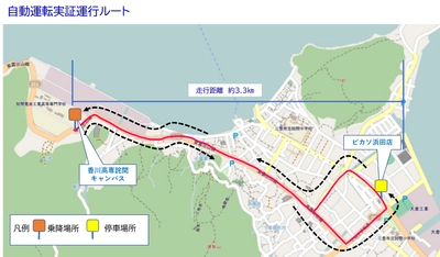 三豊市における自動運転EVバスの実証運行について