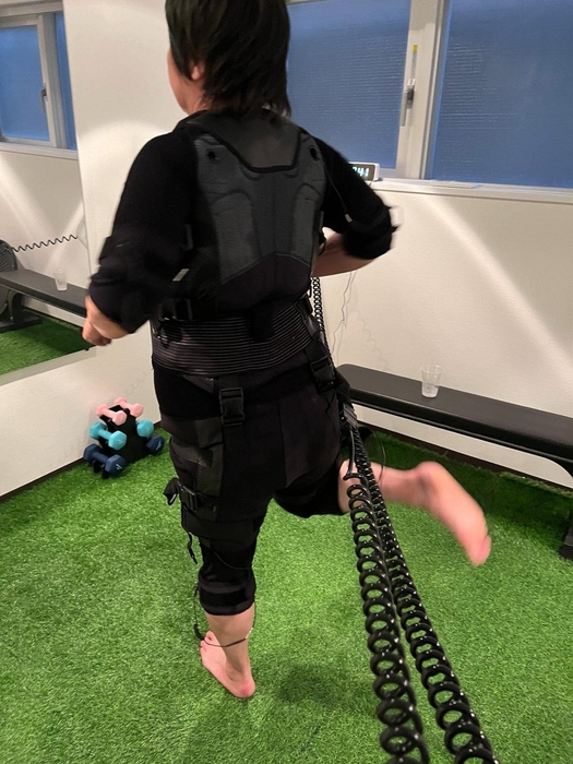 60歳女性トレーニングの様子