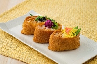 調理例 こぎつねめし稲荷寿司