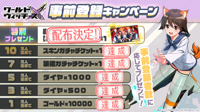 事前登録キャンペーン報酬