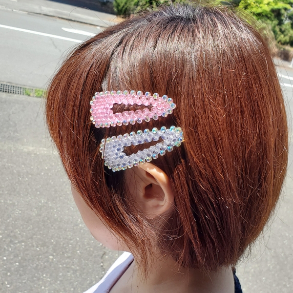 ビーズ風パッチンどめ 使用例