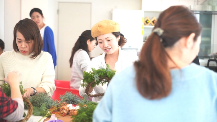 クリスマス　リース作り体験