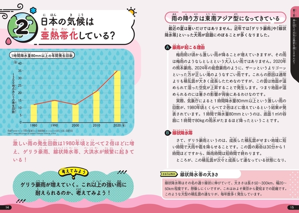 日本の気候は亜熱帯化している？