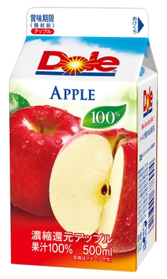 『Dole(R) アップル100%』500ml