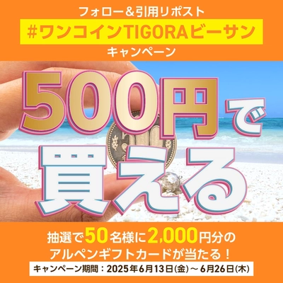 “ビーサンの日”動画にSNSが騒然！ 「#ワンコインTIGORAビーサン」がXトレンド3位を獲得
