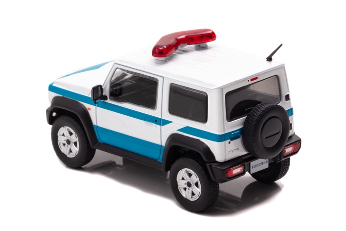 左後:RAI'S 1/43 スズキ ジムニー シエラ (JB74W) 2020 警察本部警備部機動隊多目的災害対策車両