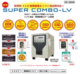 外部委託しない！磁界値目視データ消去マシーン 『SUPER COMBO-LV』を2020年2日5日リリース！