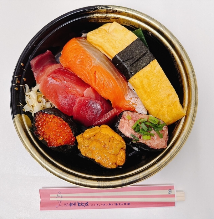 でかすぎっっ!6貫にぎり!