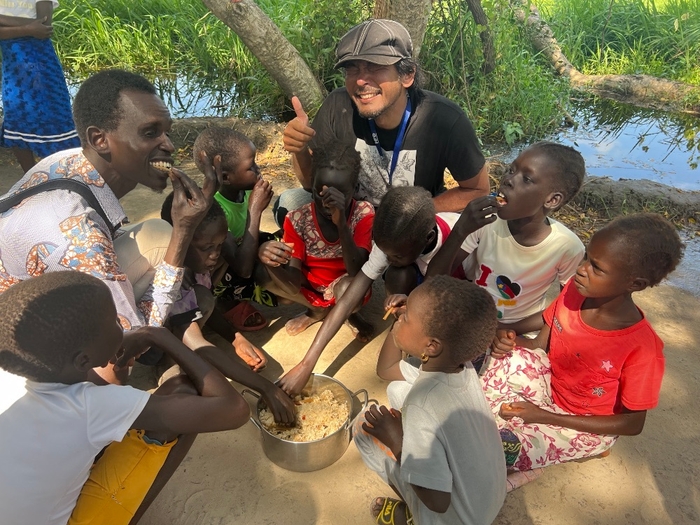 南スーダン難民居住区での活動