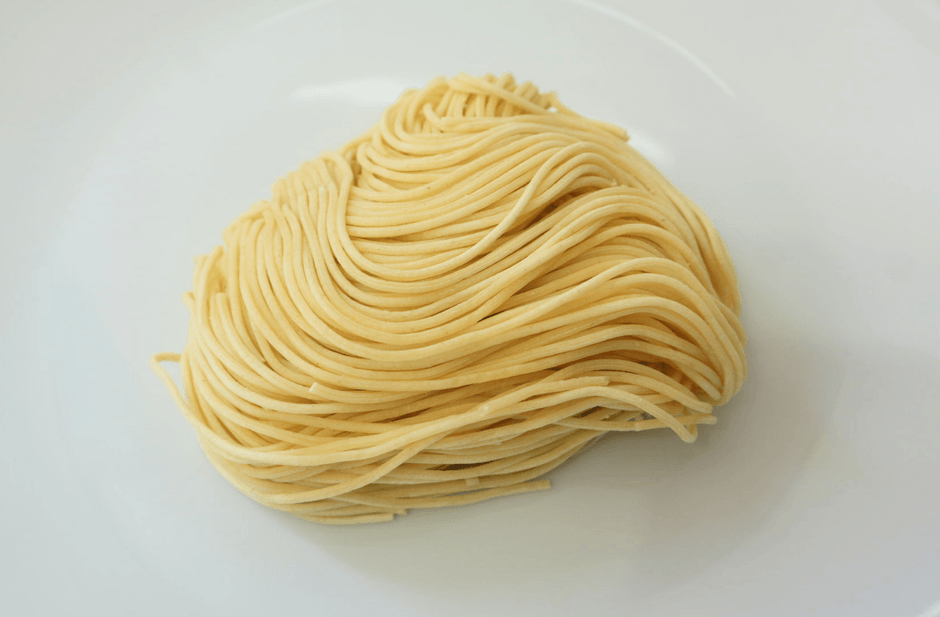 実際の麺の写真