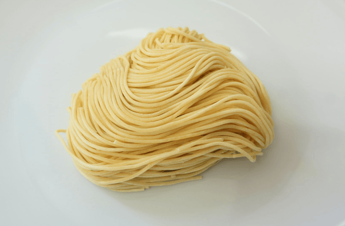実際の麺の写真