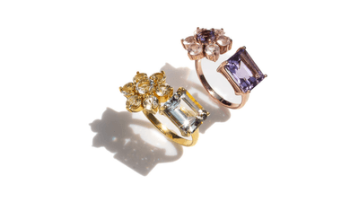 FLOWER OPEN RING