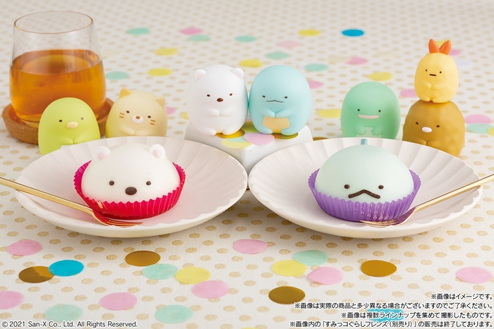 キャラデコmini すみっコぐらしのケーキ しろくま/とかげ