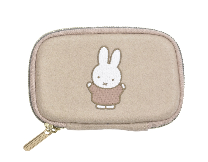 PUPU FELT miffy カードケース(ベージュ)