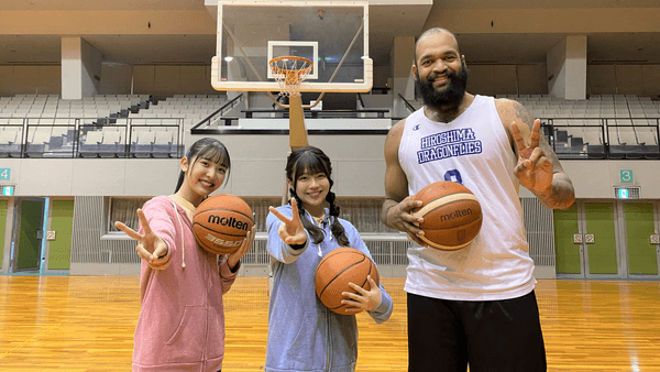 広島ドラゴンフライズキャプテン・グレゴリーエチェニケ選手登場！