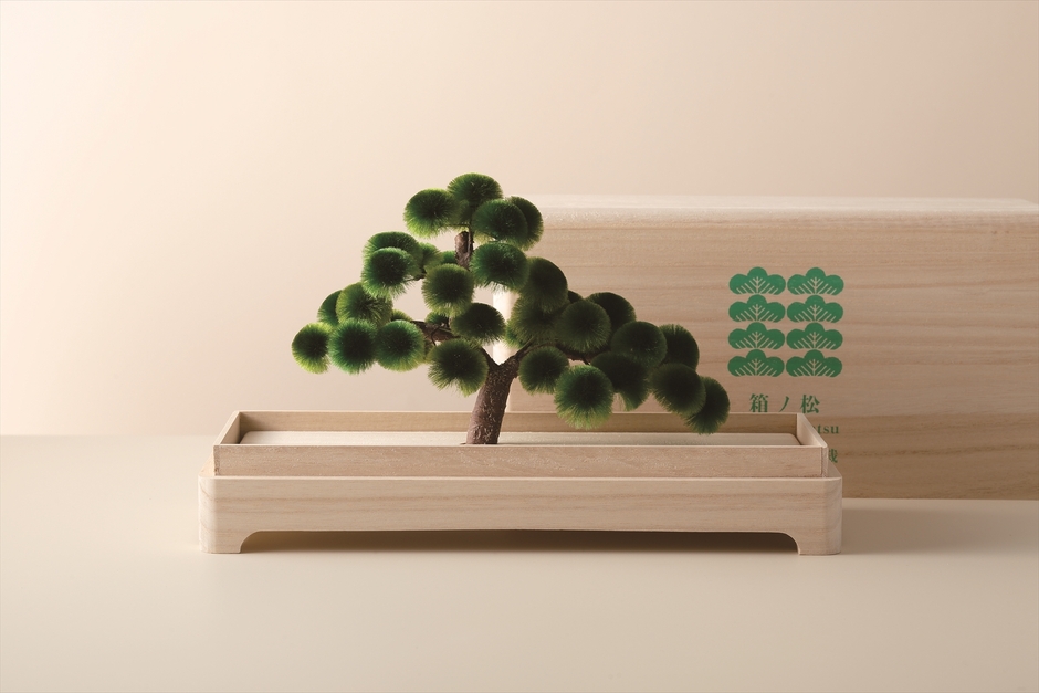 江戸人形盆栽「箱ノ松」
