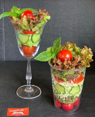 規格外野菜のサラダパフェ