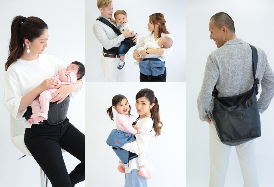 バッグが抱っこ紐になる!