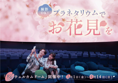 プラネタリウム満天NAGOYA 桜タイトル