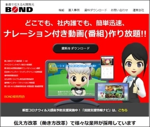 BOND「動画で伝えるAIスマートアバターシリーズ」にReadSpeakerが採用 ～ 日本語・英語の多言語配信・放送を実現 ～