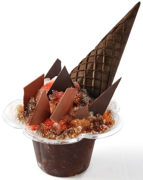 ▲ゴジラ級のインパクト! 「ゴジラノカキゴオリ」