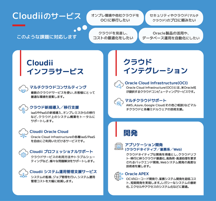 Cloudiiサービス