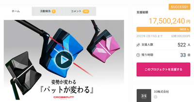 クラウドファンディング史上No.1!