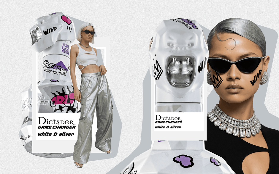 Dictador Game Changer WHITE＆SILVER
