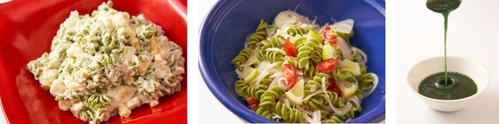 生スピルリナ「タベルモ」使用メニュー(イメージ)