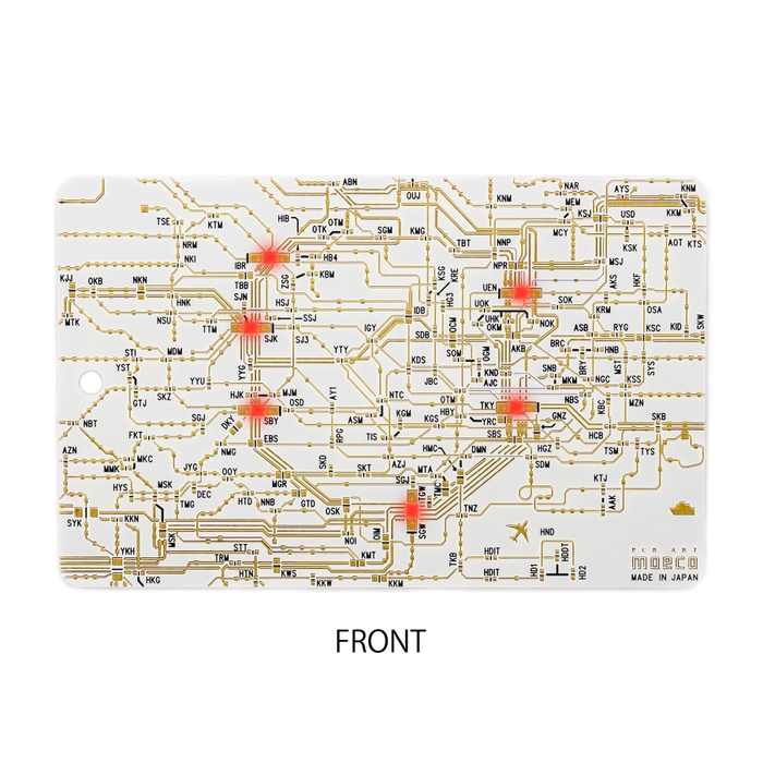 FLASH 東京回路線図 白 電子工作キット 完成品