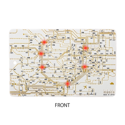 FLASH 東京回路線図 白 電子工作キット 完成品