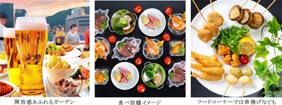 開放感あふれる屋外で安心安全に乾杯！ 新スタイルでお楽しみいただく「2020ビアガーデン」開催中 2020年8月31日（月）まで