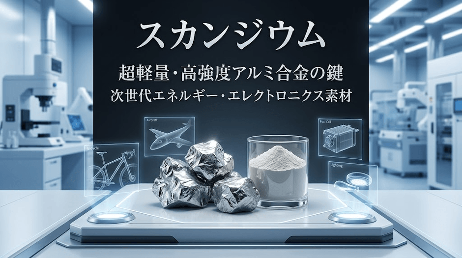 図. スカンジウムの製品画像