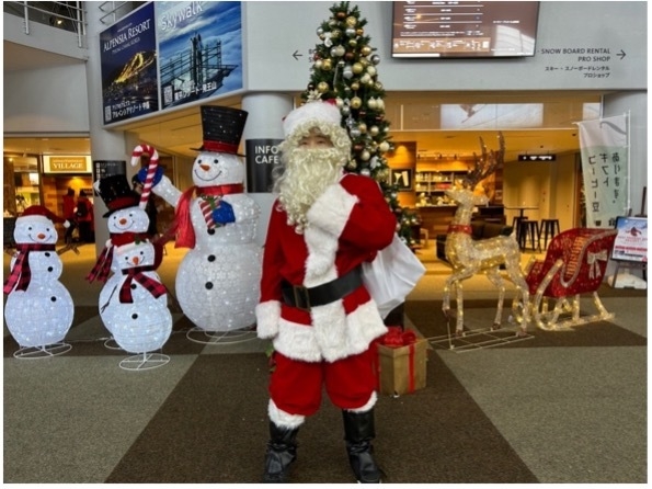 サンタさんが登場!