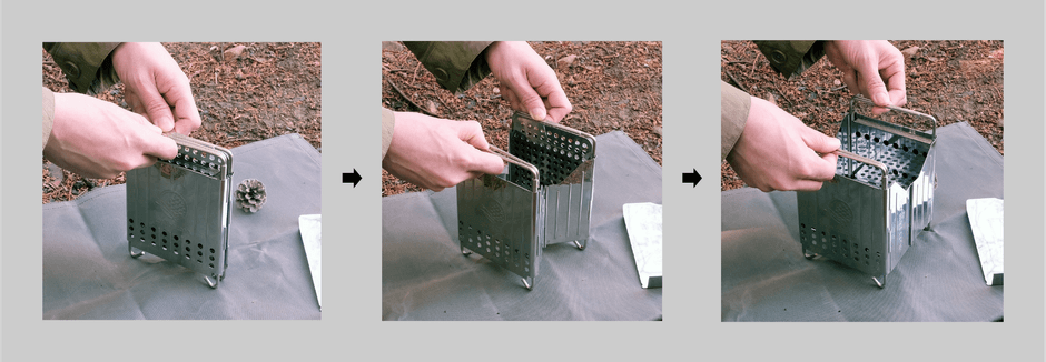 たった3秒で設置完了。面倒な組み立て不要の一体型