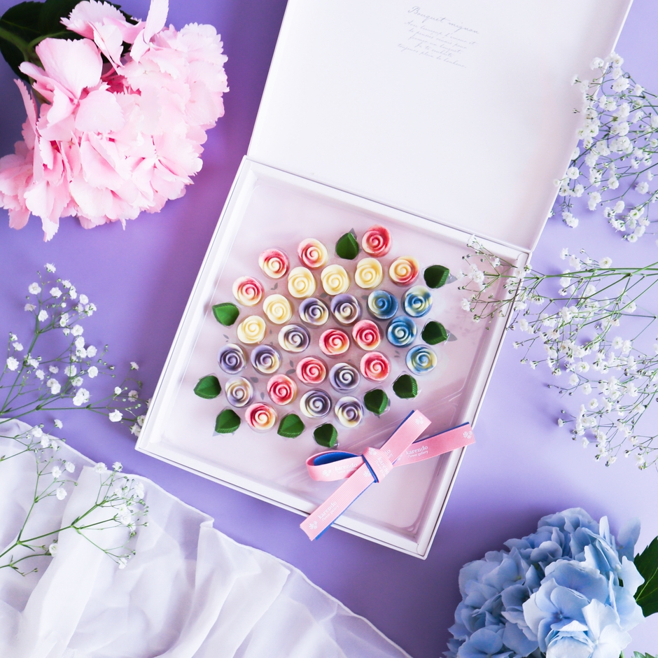 チョコレート「ブーケ ミニヨン・ハイドランジア」 