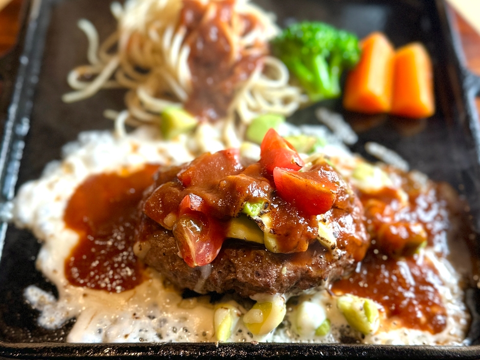 アボカド&トマトはんばぁーぐ