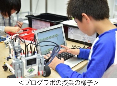 ＜プログラボの授業の様子＞