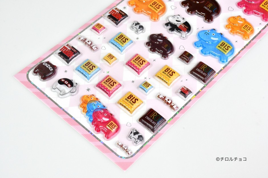 チロルチョコ あかべこ クリスタルシール_2