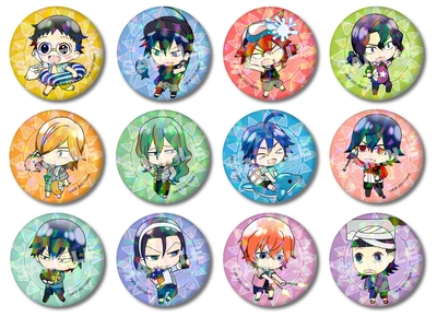 『弱虫ペダル GLORY LINE』ブラインドホロ缶バッジ ミニキャラVer.(全12種)