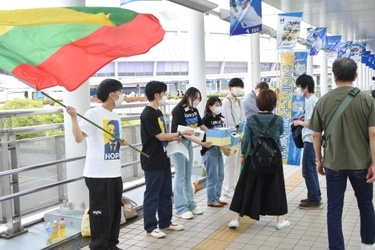 【名城大学】9月17日（土）に名古屋市東図書館近くで「杉原千畝ウクライナ難民募金」の街頭募金を実施