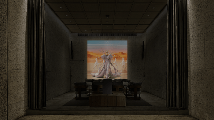 KEY VISUAL EXHIBITION 「生成AIと解放」展