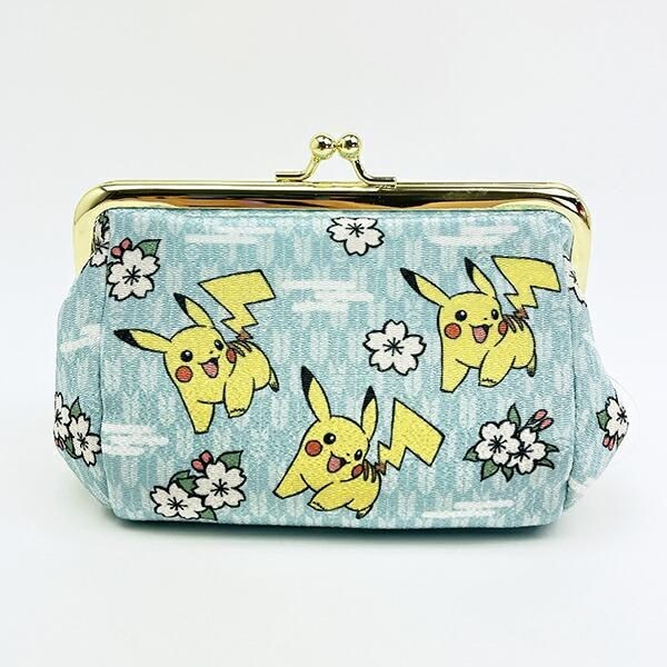 【ポケモン×和柄】がま口ケースとバッグでレトロ可愛い和モダンコーデが完成!
