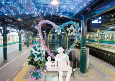 『LOVE な ベンチ!』での撮影イメージ