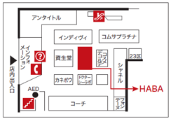 地図 ショップハーバー さくら野百貨店青森本店