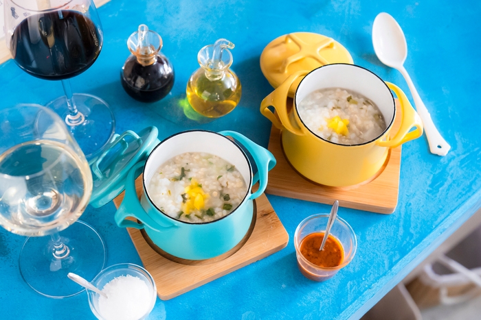 七草粥 ハーフ&ハーフ -2種の七草粥食べ比べ-