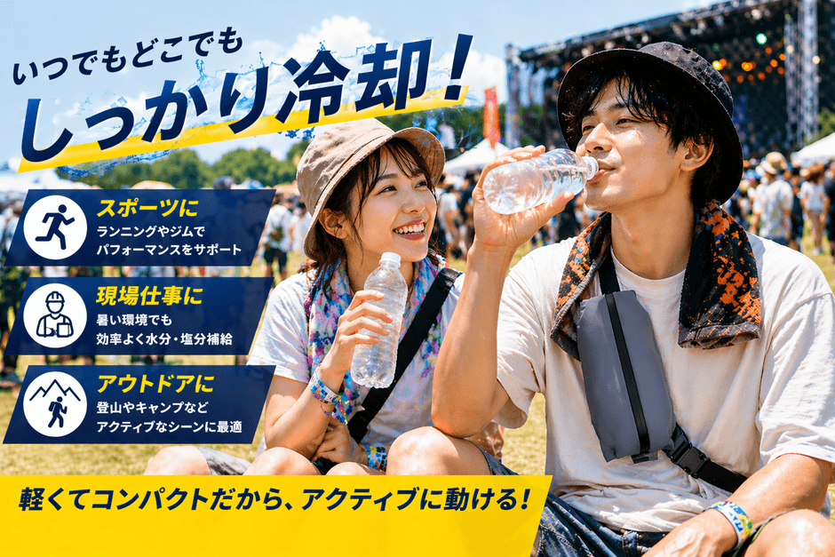 いつでもどこでもしっかり冷却